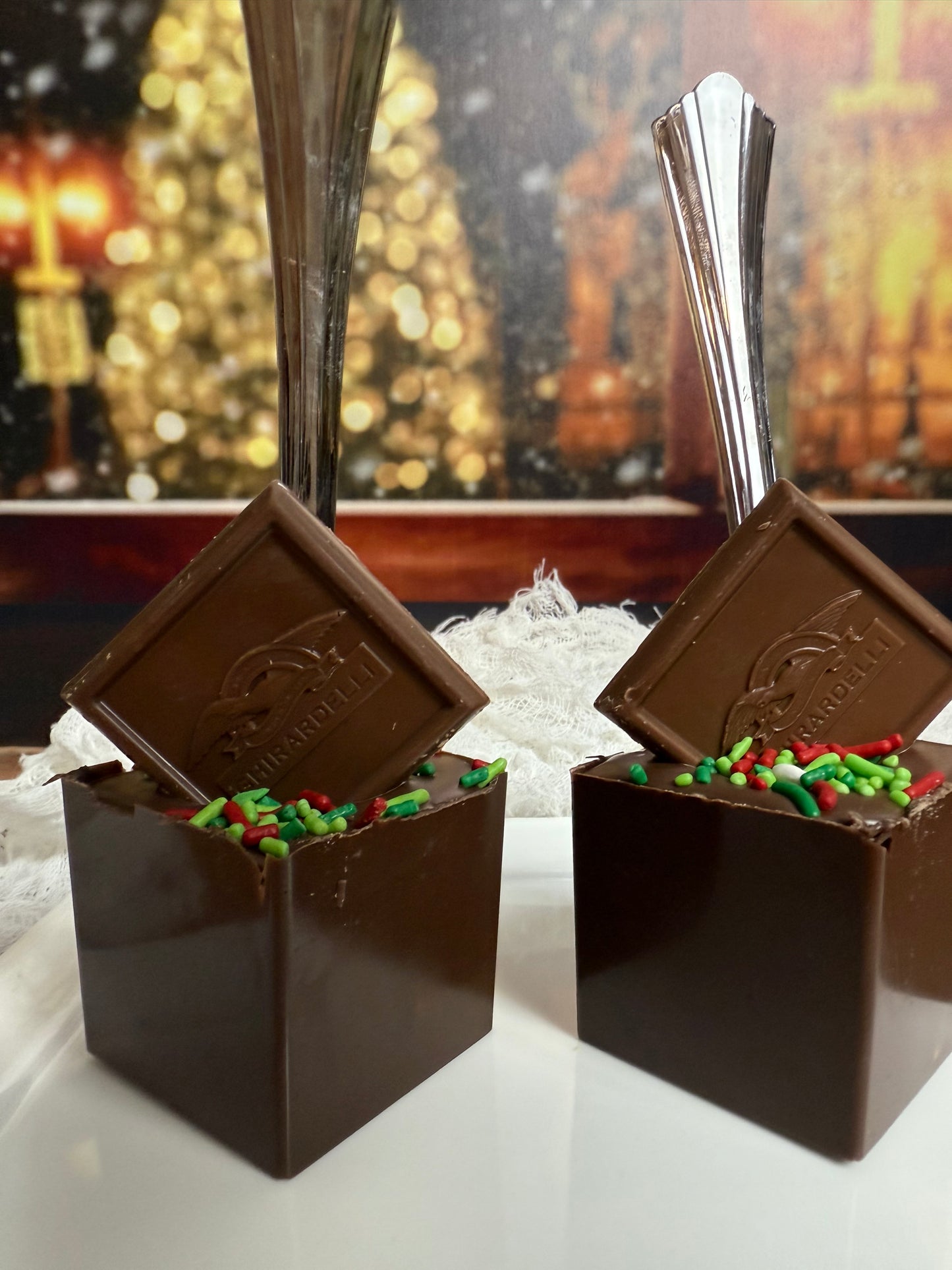 Mint Chip Hot Cocoa Bomb