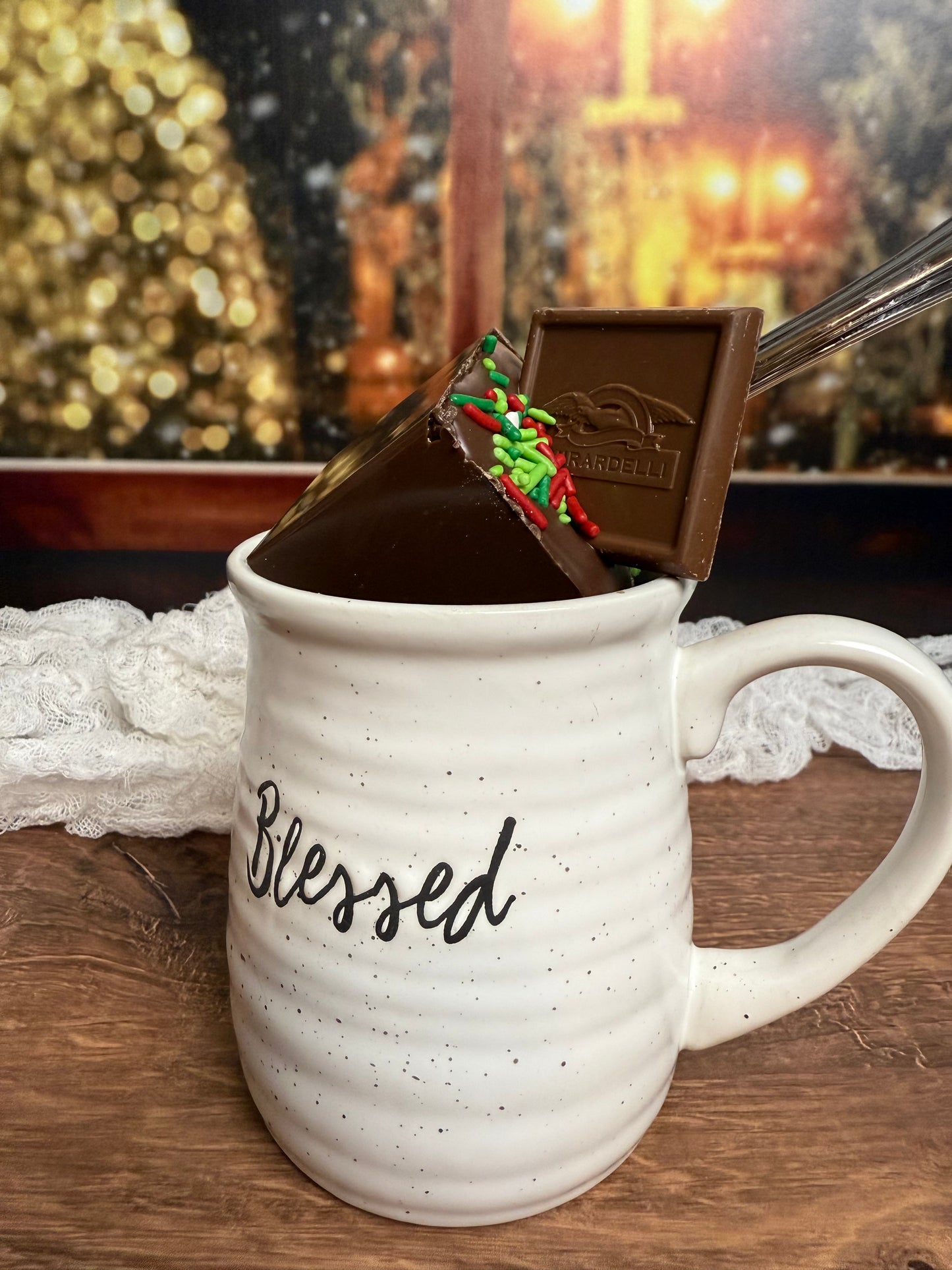 Mint Chip Hot Cocoa Bomb